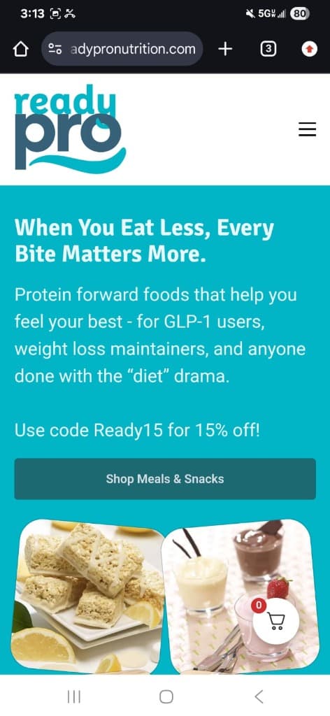 Ready Pro Nutrition online store